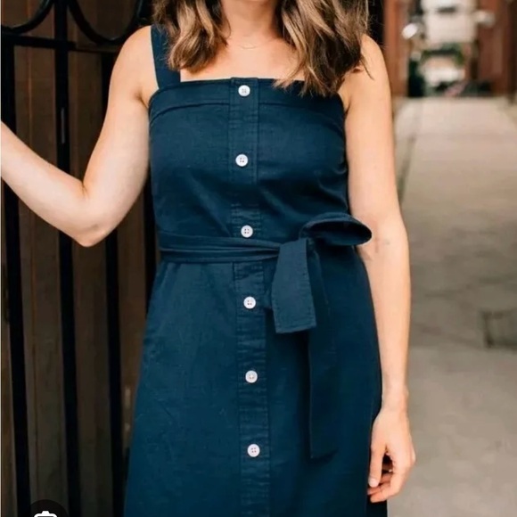 Everlane Cotton Weave Picnic Dress - size 6 - Picture 10 of 15